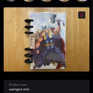 avengers mini planner